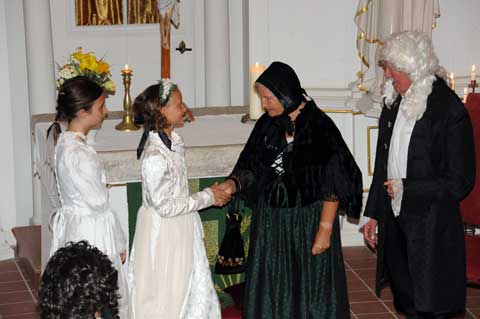 Hochzeit von Pfarrer Strauber mit R. Wedemann in Dornheim