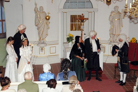 Hochzeit von Pfarrer Strauber mit R. Wedemann in Dornheim