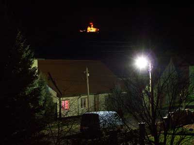 Wachsenburg bei Nacht